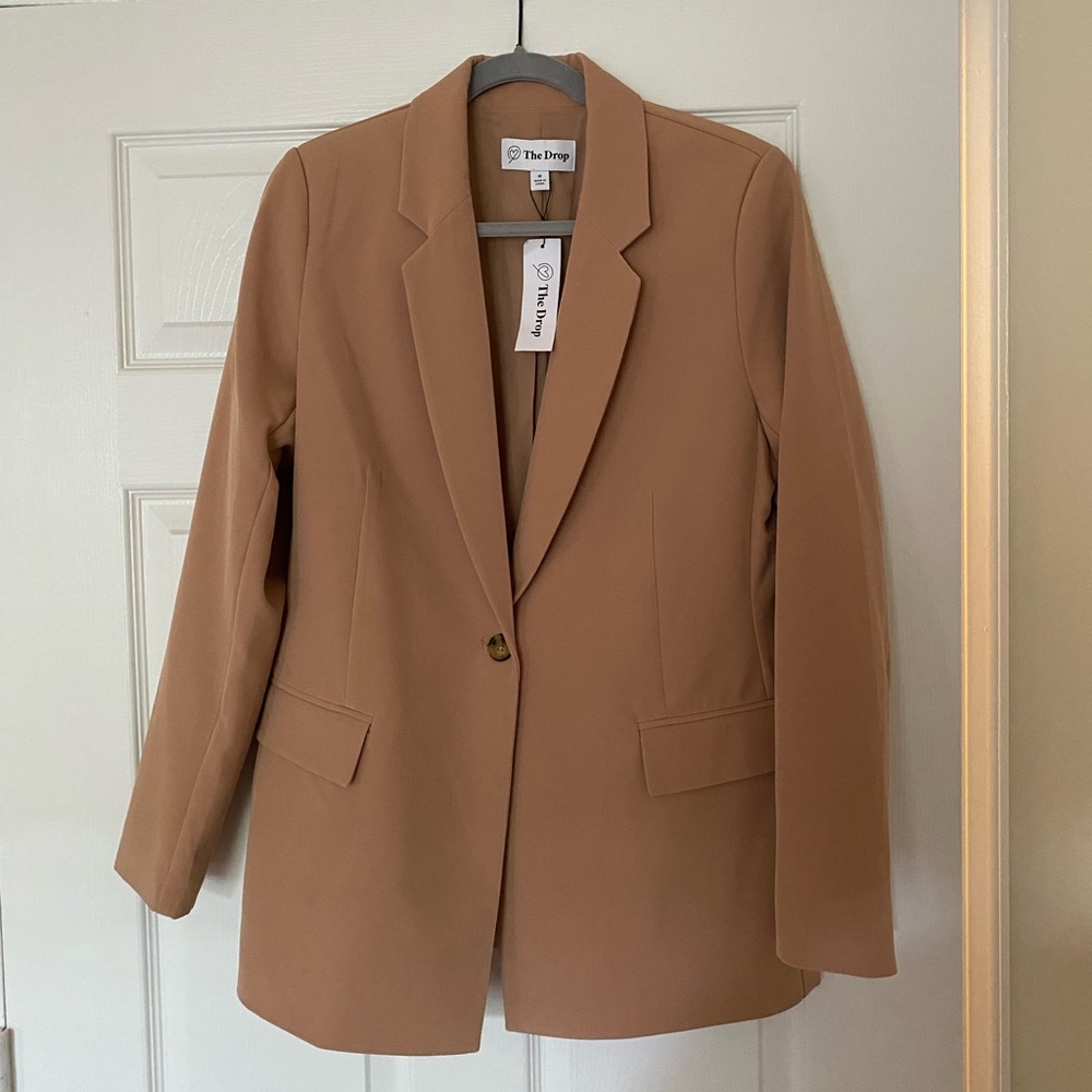 Amazon The Drop Blazer in Praline
